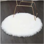 30x30cm Fluffy Rug Bedroom Rug Wool Textil Fur Area Rugs Rug for Bedroom Faux Fur Rug for Powder Rooms Bedside