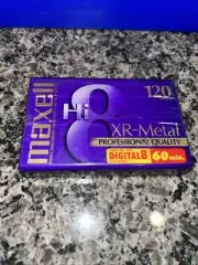 New Maxell Hi8 Digital8 XR-Metal 120 Camcorder Cassette Tape P6-120 XR 60 Min