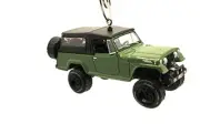 1968 for Jeep Jeepster Commando Christmas Ornament 1:64 Green