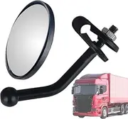 Truck Convex Mirrors - 360 Degree Rotatable High Definition Convex Mirrors,Easy Installation Assist Mirrors with Steel Arm, Reverse Assist Supplies for Trailer, Bus