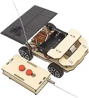 LALADEFIEE 1Set Solar Energy Remote Control Car Model DIY Educational for Aged Fun Craft Project to Explore Solar Energy Present for Birthdays and Holidays