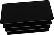 Abaodam Acrylic Keyboard and Mouse Stand Ergonomic Design for Office and Home Durable Acrylic Frame Holder for Comfortable Typing Angle Spacious Storage Rack for Keyboard