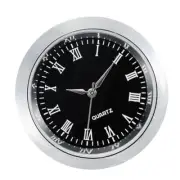 Stylish Metal Frame Clock Insert with Roman Numerals for Business Watch