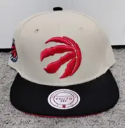 Toronto Raptors Hat Youth Fit Mitchell & Ness Snapback Beige