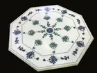 23" Marble coffee Table inlay Pietra dura multi stones inlay home furniture