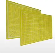 Self-Healing Cutting Mat A3 Yellow - Craft, Sewing, Quilting, Dressmakers Board - Rotary Cutting Mat