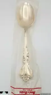 Reed & Barton Savannah Sterling Silver Tablespoon 8.5" Serving Spoon *BRAND NEW*