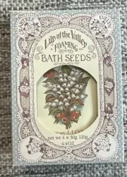 Vintage CRABTREE & EVELYN Lily Of The Valley Foaming Bath Seeds NEW 3 Packages