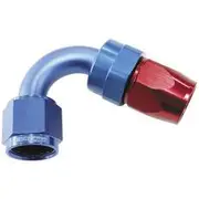 Aeroflow 200 Series PTFE 120° Hose End -6AN, AF204-06D