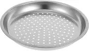 iplusmile Stainless Steel Plate Wok Steaming Plate Pot Steam Tray Steam Basket for Pot Rack Food Metal Cookware