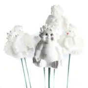 Assorted Style Cute Whimsical Resin Cherubs on Picks