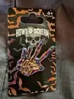 NEW! Busch Gardens Howl-O-Scream Ombre Skeleton Hand Pin