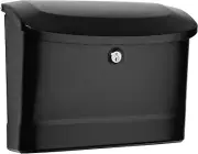 Architectural Mailboxes 2572B-10 Princeton Locking Wall Mount Mailbox, Medium