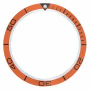 BEZEL INSERT FOR OMEGA PLANET OCEAN WATCH QUANTUM OF SOLACE JAMES BOND ORANGE