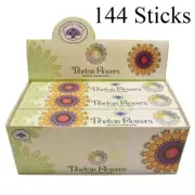 Green Tree Tibetan Flowers Incense Sticks - 144 Sticks 12 Packets Masala