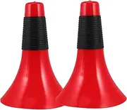 BESPORTBLE 2pcs Durable Soccer Training Cones Lightweight Agility Markers for Football and Basketball Practice Versatile Outdoor Sports Equipment for Drills and Strategic Training