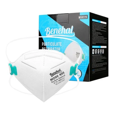 N95 Mask Particulate Respirators, Pack of 20 N95 Face Masks, Individually Wra...