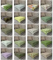 Ambesonne Exotic Pattern Flat Sheet Top Sheet Decorative Bedding 6 Sizes