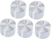 HOMSFOU 5Pcs Stove Knobs Replacement for Gas Cooktop Easy Install Burner Control Knobs Compatible with Electric Range Durable Oven Knobs for Kitchen Repair