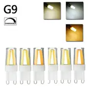 Mini Dimmab G9 LED Silicone Crystal COB Home Lighting 360 Degree Light Bulb 110V 14640 NATURAL WHITE