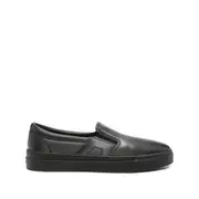 [Santoni] Santoni Leather Loafers 9.5 US BLACK