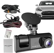 Dash Camera | Night Vision Loop Recording Dashboard Camera - Versatile 24H Park Monitor with Large Screen Display for Trucks Motorhomes