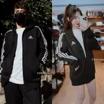 『美國阿丹』愛迪達  ADIDAS  成人款 連帽外套 刷毛外套 外套 長袖外套 男女可穿 情侶裝