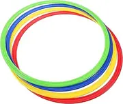 4pcs Soccer Training Rings Plastic Football Agility Circles for Enhanced Coordination Speed and Agility Drills Versatile Sports Training Equipment for Daily Use