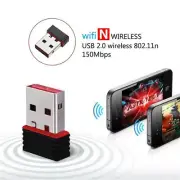Mini Adaptor USB 2.0 802.11n 150Mbps Wifi Network Adapter For Windows Linux PC