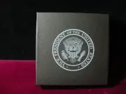 Vice President Harris Crystal Paperweight by United Steel Workers-Wendell Forge