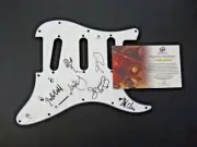 Wilco All 6 Band Signed Autographed Guitar Pickguard GAI Global Certified READ