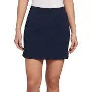Lady Hagen Women's 16” Perforated Golf Skort in Dark Navy - Size XXL NWT