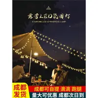 在飛比找ETMall東森購物網優惠-戶外露營帳篷燈氛圍燈營地裝飾燈串野營燈USB小燈串LED照明