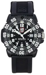 Luminox Original Navy SEAL Rubber Strap Swiss Quartz XS.3051.F 200M Mens Watch