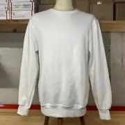 Russell Athletic Dri Power Pullover Sweatshirt Men’s M Medium White New NWT