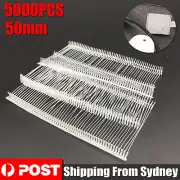 5000Pcs 50mm Standard Clothing Label Price Tagging Tag Gun Barbs Fastener Pin AU