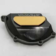 BMW 2013-14 HP4 WOODCRAFT LHS ENGINE STATOR COVER PROTECTOR - GOLD PLATE