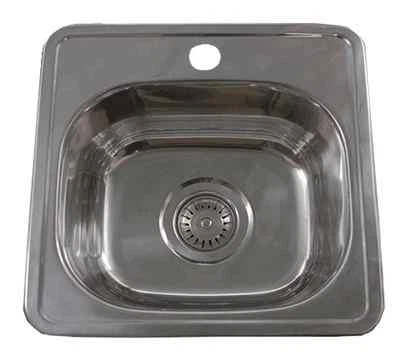 Yakka 380mm Inset Bar Bowl Stainless Steel Sink Compact Hand Wash Basin