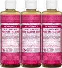 Dr. Bronner’S - Castile Liquid Soap 3 Pack - Organic Coconut Oil - Hair & Bod...