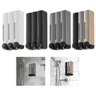 Shower Soap Dispenser Wall Mounted Three Head Shower Dispenser