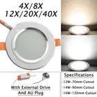 4X/8X/12X Downlight LED 70mm90mm120mm 2-Pin AU Plug 12W14W16W Dimming
