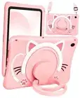 for Samsung Galaxy Tab A9 Plus Case 11” Girls Cute Cat Kawaii Cover Girly 3D