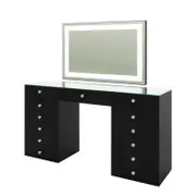 Adeline LED Mirror Storage Dressing Table