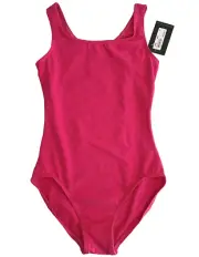 Bloch L5405 Ballerina Basic Tank Leotard, Berry Pink, Women's Size S, NWT