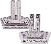 9-11 United We Stand Commemorative Challenge Coin! Never Forget September 11th 2001. Limited Challenge Coin Huge 2.5"+ Design!