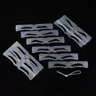 12Pcs Silicone Eyebrow Stencils DIY Makeup Eyebrow Drawing Guide Template* ZW