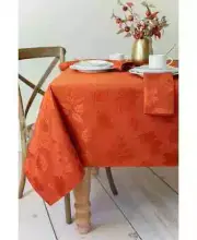 BENSON MILLS Harvest Legacy Raised Jacquard Tablecloth, 60" x 102" NEW