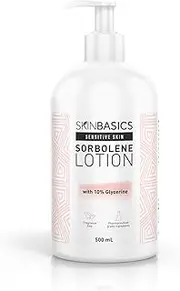 SKIN BASICS Sorbolene Cream with 10% Glycerine Pump 500ml - Gentle Soap Free Cleanser - Clinically Tested, Non-Irritating, Hypoallergenic Deep Moisturiser for Dry & Sensitive Skin - Makeup Remover