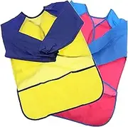 SING F LTD Waterproof Toddler Kids Childs Long Sleeve Painting Cooking Apron Children Art Smock M