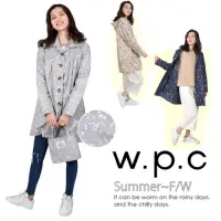 在飛比找momo購物網優惠-【w.p.c】星星釦子款。時尚雨衣/風衣 R1032(3色任